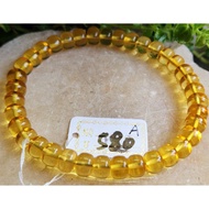 B1101F1A-C Jinpo Abacus Drum Bead Bracelet, About 7.1mm