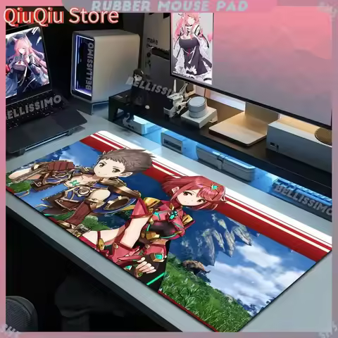 X_xenoblade C_chronicles keyboard Mouse Pad Non-Slip Rubber Edge locking mousepads Game play mats fo