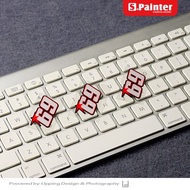 Car Sticker Body Decorative Sticker 69 Hayton Car Sticker Motorcycle Rider Helmet Reflective Sticker