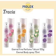 Tracia Eternal Body Talc/ Body Spray Perfume (125G/ 75ML)