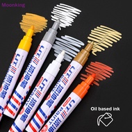 Moonking Colorful Permanent Paint Marker Waterproof Markers Tire Tread Rubber Fabric Paint Marker Pens Graffiti Touch Up Paint Pen NEW