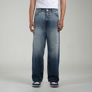 Trondheim Loose Fit Denim Pants Harlem Ripped Blue Jeans