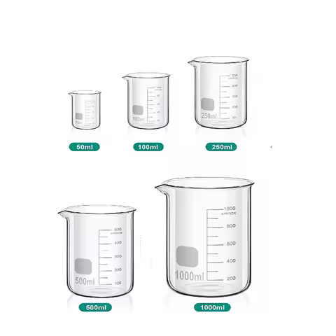 3000ml-5ml Pyrex Glass beaker Borosilicate GG-17 Graduated Beakers Measuring Glass Chemistry Beakers