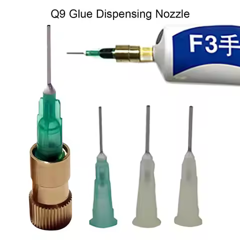 Conical Glueing Q9 Glue Dispensing Nozzle Glue Outlet Liquid Dispenser Dispensing Needle Adapter For