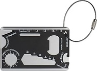 Pack of 2 Multitool Card Credit Card Tool Card with Multifunctional 11 in 1 Stainless Steel Multifun