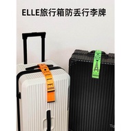 ELLE Writable Luggage Anti-Lost Luggage Tag Personalized Tag Identification Travel Peripheral Travel