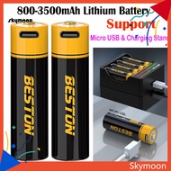Skym* AA/AAA Rechargeable Battery Eco-friendly High Capacity Electronic Professional Fast Charging Alkaline Battery for Home