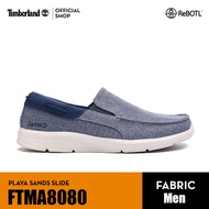 Timberland_ Men's skape Park SLIP-ons ผ้าใบสีน้ำเงินเข้ม + Sailing Shoes รองเท้าผู้ชาย (FTMA8080)