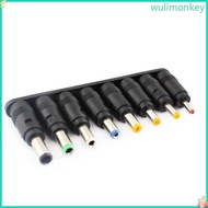 WU 8 in 1 Power Connector Tips 5 5x2 1mm Female to 5 5x2 5 5 5x2 1 6 3x3 0 6 4x4 4 3 5x1 35 4 0x1 7 