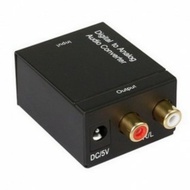 Dac Coaxial & Toslink To RCA Converter - TC51800 - Black
