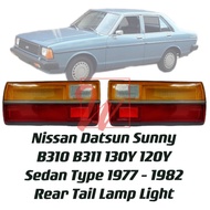 Nissan Datsun Sunny 130Y 120Y B310 B311 Sedan Rear Tail Lamp Light 1977 - 1982 New Lampu Signal Bela