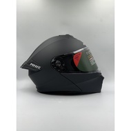MHR Helmet Fullface Flip - up GTZ Solid Black / Matte Black