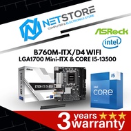 PWP ASROCK B760M-ITX/D4 WiFi Mini-ITX & INTEL CORE I5-13500 PROCESSOR