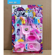 CLEANING LITTLE PONY GIRLS TOY SET 666-46 DIY TOY SET