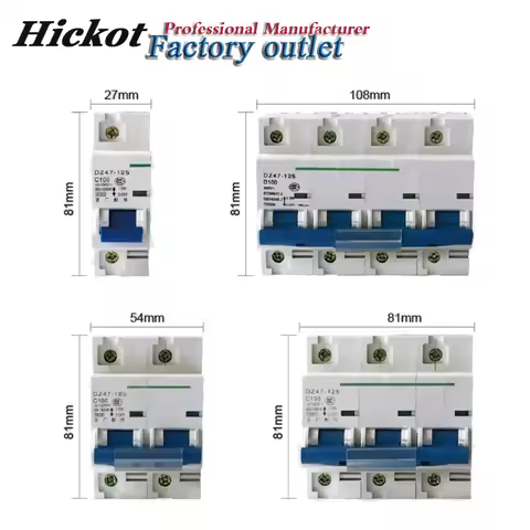 DC MCB 100A125A DEDICATED circuit breaker DC500V1000V for PV junction box