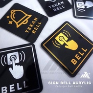 [ MAC ] ACRYLIC BELL BOARD/ ACRYLIC BELLSIGN ACRYLIC BELL BOARD/ ACRYLIC BELL GUIDE BOARD ACRYLIC BE