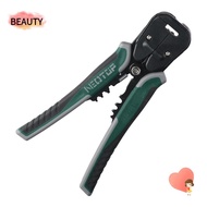 BEAUTY Crimping Tool, 4-in-1 Green Wire Stripper, Multifunctional High Carbon Steel Wiring Tools Cable