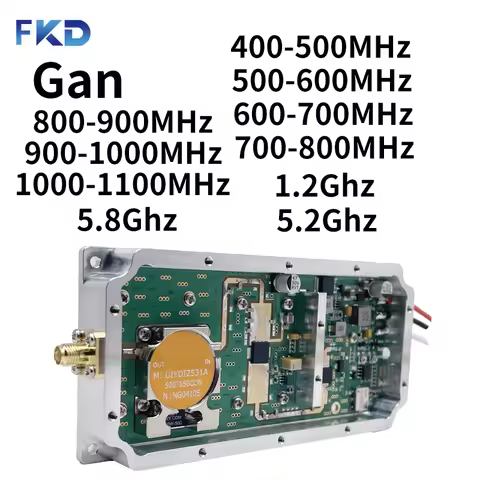 50W GAN Lora Module 200-300MHZ 500-700MHZ 900-1100MHZ 5.8G 6000-6300MHZ