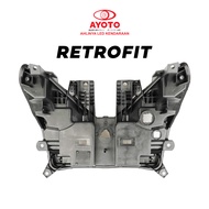 HOUSING RETROFIT ATAU BOX RETROFIT VARIO NEW 125/150 AYOTO BILED PROJIE UKURAN 2.5 INCHI PLUG AND PL