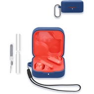 for Nothing CMF Buds 2 Wireless Earbuds Case Cover, Cleaning Kit and Lanyard Soft Protective Shockpr
