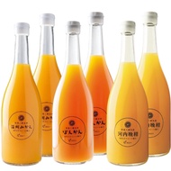 【Plex Trading】100%-Natural-Assort-Mikan-Juice720ml//3kinds-6-Bottles-in-Set