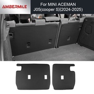 J05สำหรับ MINI Cooper S ACEMAN 2024 2025ป้องกันหลังเบาะหลัง Dirtyproof Trunk ป้องกันการเตะเบาะรถแผ่น
