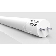 LED 10W T8 TUBE (2FT) FLUORESCENT TUBE WITH SLIM FITTING / HOUSING LAMPU SAJA DAYLIGHT WARNA KILAT