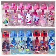 Sekolah School 550 ML Botol Air Minum Kanak-kanak Tak ada Straw Kids bottle Water No Straw Bpa Free小