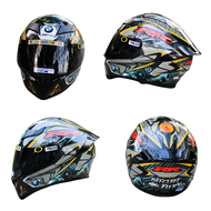 Mũ Bảo Hiểm Fullface ROYAL M138B 1 Kính Chính Hãng Lên Tem BMW HP4 Xanh Đỏ