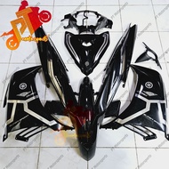 Yamaha LC 135 Cover Set Robot Chrome Robot Gold Candy Red Hijau Lumut Creamy White Sky Blue Dp Blue 