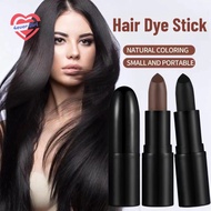 <4ever Girl>Hair Dye Stick Pen One-time Fast Covering White Hair Lipstick Shape Hair Color Pen