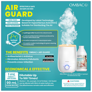 OMBAC PLUS Air Guard 1 L- Air Sanitizer - Pet Deodorants