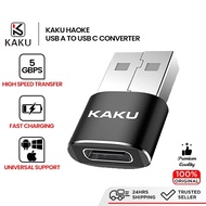 KAKU HAOKE OTG USB to Type C 3.0 Converter Fast Charging Quick Charge High Speed 5 Gbps Data Transfer Adapter Connector USBC Samsung Huawei Oppo Vivo Xiaomi Redmi Honor Dell Asus Acer HP Msi Android Smartphone Tablet PC Laptop Windows Bluetooth Keyboard