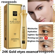 ROSEGOODS1 Eye Serum Moisturizing Eye Care Anti Wrinkle Eyebags Removal Remove Dark Circles Peptide Collagen Cream