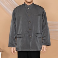 BEAUTY-jasko jas koko polos hitam putih hijau termurah fashion pria jas koko polos premium pria dewa