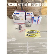 PISTON KIT FIM 80 DIAMETER 57 / 57.5 / 58 / 58.5 / 59 / 59.5/ 60 PIN 13 CUSTOM DOME RAW DOME/ - BOYR