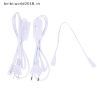 [bte] Tube T5 US /EU Plug Switch Cable 1.2m Power Adapter 110V 220V 230V Lighting Accessory 30cm Con