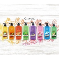 GINVERA Bundle of 4 - World Spa Shower Bodywash Gel Scrub (Lavender/Lemongrass/Green Tea/Alpine Rose and more