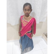 Kids saree type lehenga