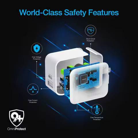 Fast Charging 30W USB-C PD Dual Output Fast Wall Charging Adapter