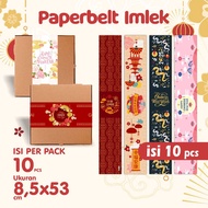 Chinese new year Paper Belt Sticker chinese new year Paper Sleeve Sticker chinese new year hampers P