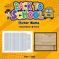TRANSPARENT STICKER RM10‼️