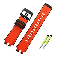 For CASIO PROTREK PRW-3000 3100 PRG-300 Silicone Rubber Watchband Strap Waterproof Mountaineering Me