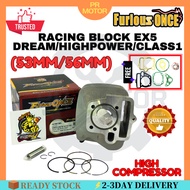 RACING BLOCK EX5 DREAM CLASS1 BLOCK SET EX5 HI POWER 53 DREAM 56 CLASS 56MM