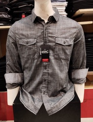 BARU !!! KEMEJA CDL BY CARDINAL JEANS SLIM WARNA HITAM LENGAN PANJANG KUALITAS PREMIUM