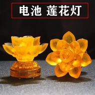 Lotus Lamp battery Lotus Lamp For Lamp Buddha Lamp Lotus Lamp Changming Lamp Buddha Hall Household B