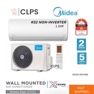 Midea R32 Non inverter Air Conditioner 1.0hp MSGD-09CRN8 MSGD-12CRN8 MSXD-09CRN8 1.5hp MSXD-12CRN8 A