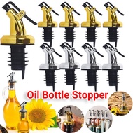 Multiple Styles Oil Bottle Stopper / Food Grade Seal Leak-proof Rubber Lock Nozzle / Kitchen Seasoning Bottles Sealing Accessories / Wine Vinegar Liquor Dispenser Nozzle