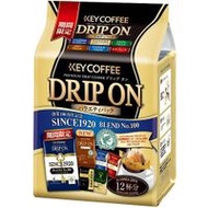 KEY COFFEE 滴漏式咖啡多種包裝（12杯）
