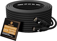 PRORECK SFTP CAT6 Dual Shielded Ethernet Cable with EtherCON RJ45 Connectors,200ft, High-Speed, Idea